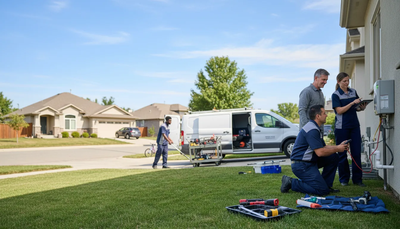 Tankless water heater service in Century, FL